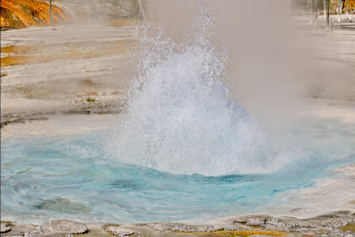 Source hydrothermale de Black Sand Basin (Yellowstone NP, USA)